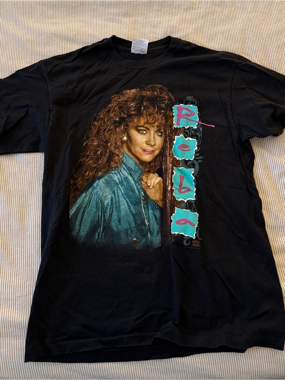 Reba McEntire 1993 Tour T-Shirt Black size Large